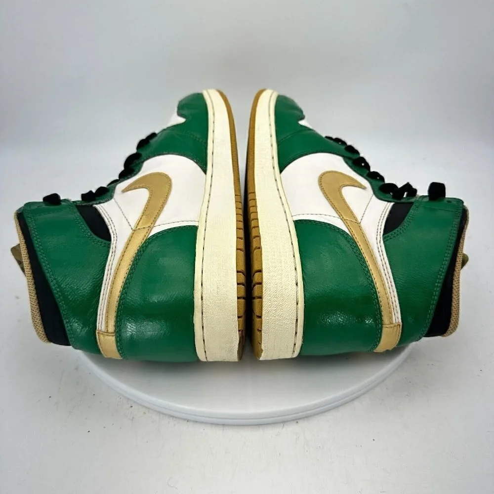 Nike Air Jordan 1 I Retro High Celtics GS Size 7Y 575441 315 Clover Gold Green